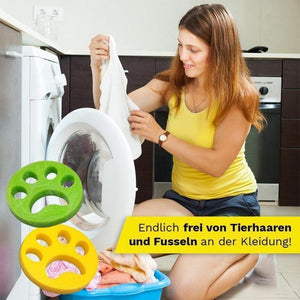 Tierhaare beim Waschen und Trocknen entfernen