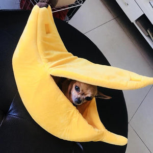 Bananen-Haustierbett
