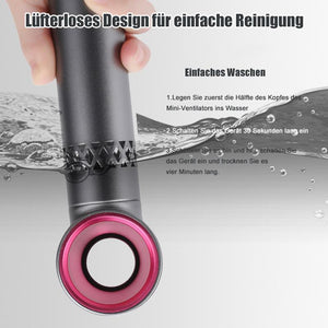 Mini tragbarer blattloser USB-Ventilator wiederaufladbarer Handlüfter