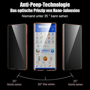 [Neues Samsung im Jahr 2021] -Seitenschutz Anti-Peep-Telefonhülle aus gehärtetem Glas