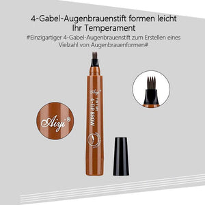 LineBrow Ultrafeiner 4-Tip-Head Langlebiger wasserdichter natürlicher Microblading-Augenbrauenstift