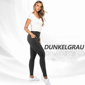 Hohe Taille Stretch schlanke Hüfte enge Leggings