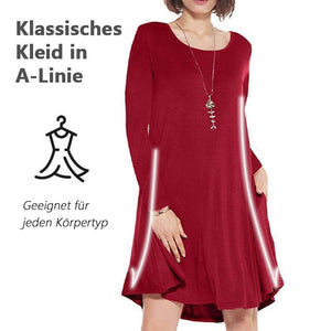 Langarm Sweatshirt Reisekleid