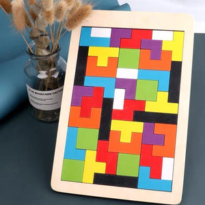 Holz Tetris Puzzle