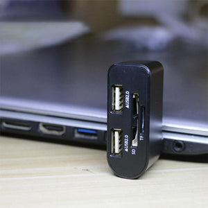 4 in 1 drehbarer USB-Hub