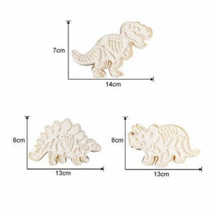 DINOSAURIER-KEKSE FORMEN (3-TEILIGES KIT)