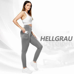 Hohe Taille Stretch schlanke Hüfte enge Leggings