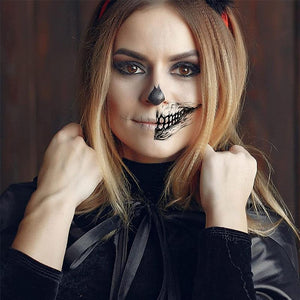 Halloween Streich Make-up temporäres Tattoo（10 Stück）