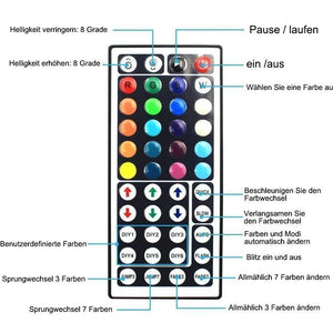 Bunter LED-Fernbedienungslichtstreifen