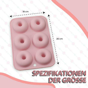 Silikonform für Donuts